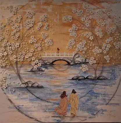 La mujer en el puente