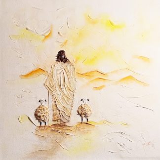 El Señor es mi pastor - 50x50 cm